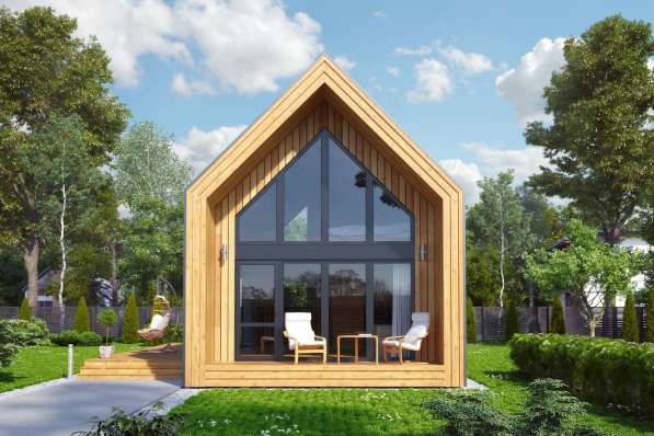 Каркасные дома. Барнхаусы. Дома A-frame в Челябинске фото 3