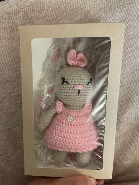 Зайка в ладошку, ручная работа в Москве фото 5