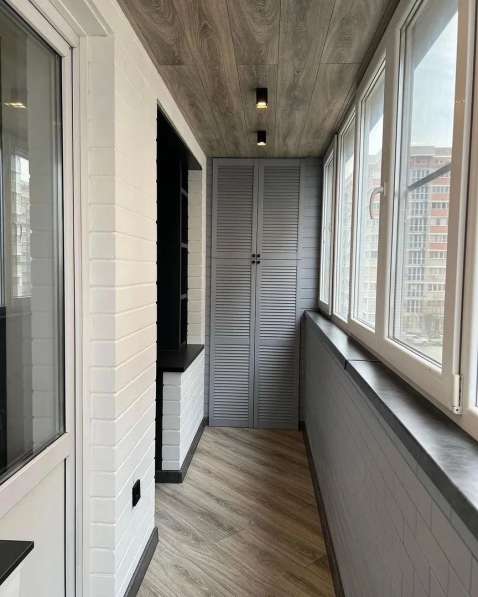 Обшивка балкона, Остекление, Балкон под ключ в Набережных Челнах фото 6