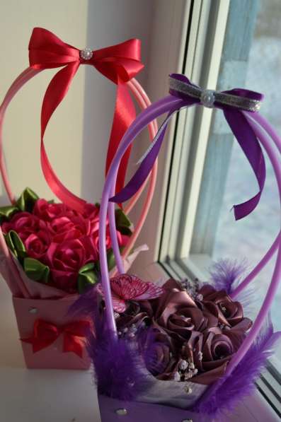 Букеты из лент в Калтане фото 3