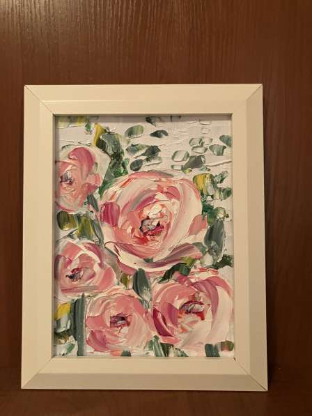 Картина маслом ЦВЕТЫ