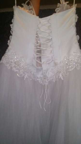 свадебное платье красивое белое свадебное 46-48 размер в Рязани