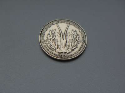 Монета 10 Франков Западная Африка 1971 год в Москве
