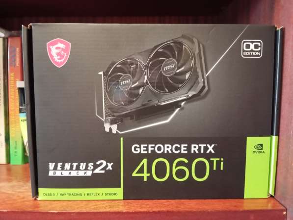 Новая Видеокарта RTX 4060Ti MSI ventus 2X black в фото 3