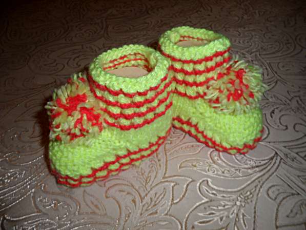 Пинетки вязаные для малышей в Самаре фото 4