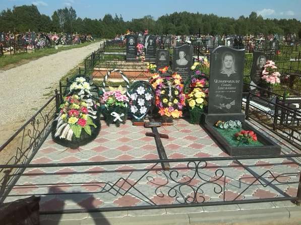 Благоустройство мест захоронений в фото 13