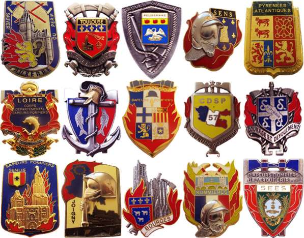 Знаки пожарных Франции в Москве фото 6