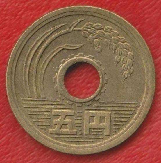 Япония 5 иен 1989 г.