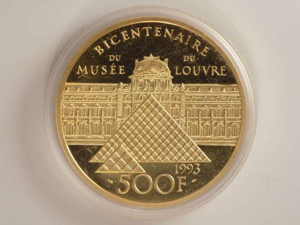 Уникальная монета DU Musee louvre 1993 года