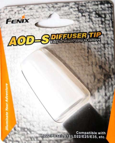 Fenix Рассеивающий колпачок AOD-S для фонарей FENIX LD10 / LD12 / LD20 / LD22 / PD30 / E25 / E35