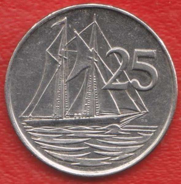 Каймановы острова 25 центов 1996 г. Кайманы