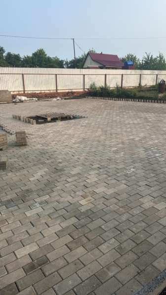 Укладка брусчатки плитки асфальть в Туле фото 4