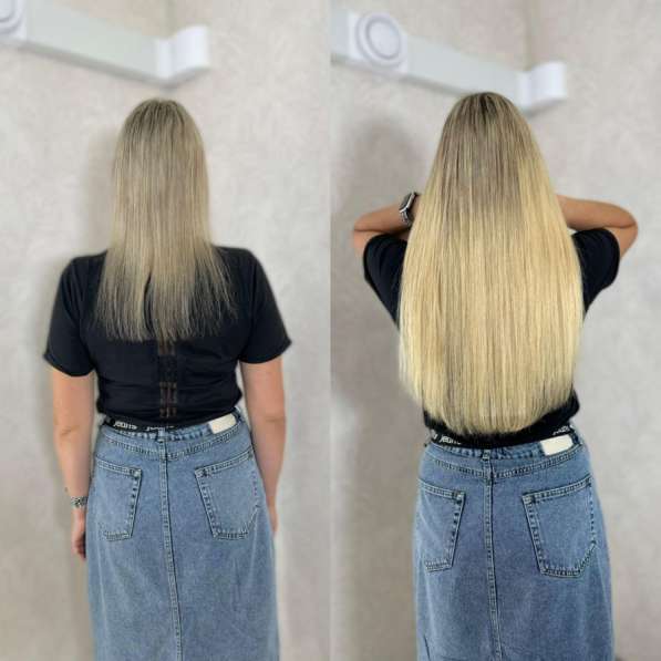 Наращивание волос в Казани фото 8