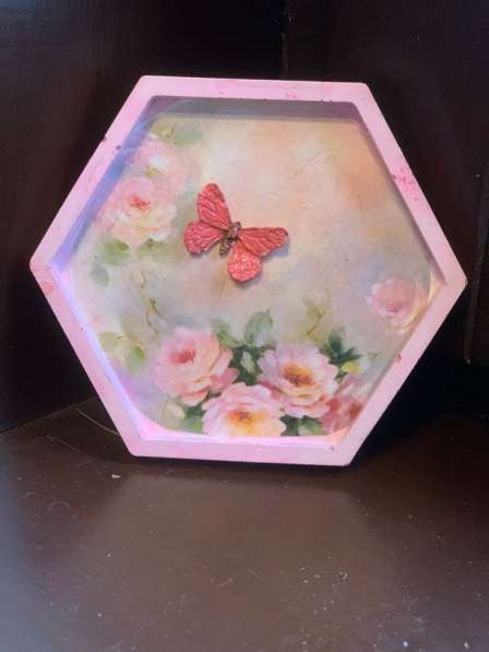 Миниатюра. Декупаж в гипсе