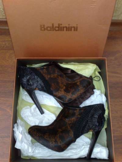 Ботильоны новые BALDININI меховые в Санкт-Петербурге фото 4