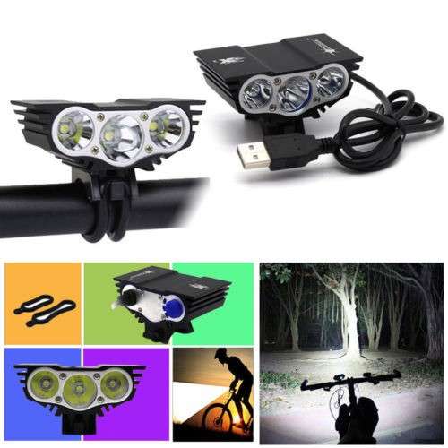 Велофара Solarstorm 3xT6 в Москве фото 6