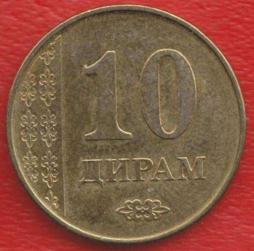 Таджикистан 10 дирам 2011 г.
