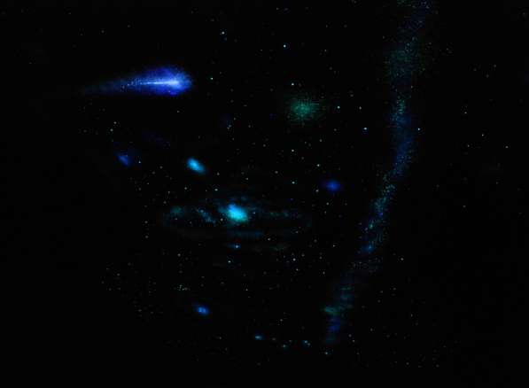 Потолок Звёздное небо Роспись видимая только в темноте в Апрелевке фото 5
