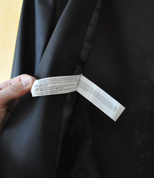Мужской костюм, чёрный, Zara, размер 48 в Москве фото 6