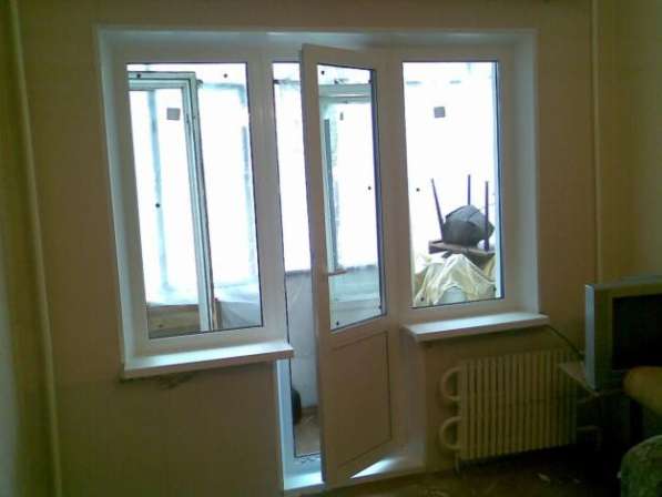 Остекление балконов и лоджий. Установка окон ПВХ в Электростале фото 23