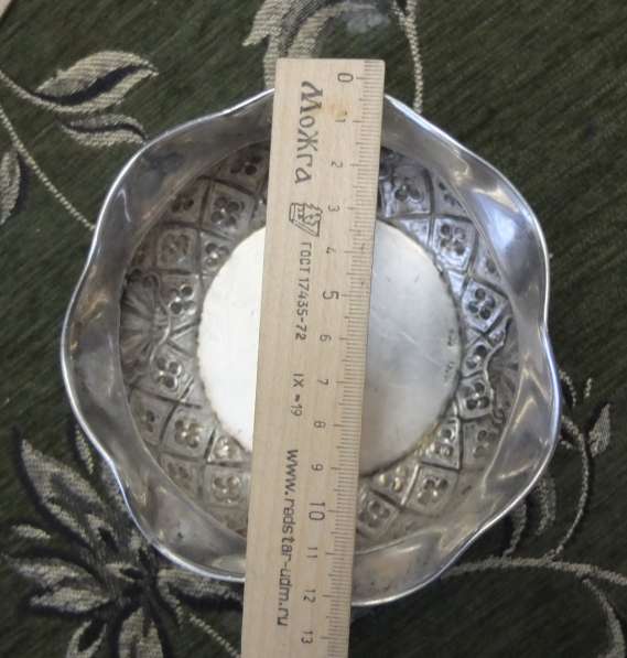 Серебряная конфетница, серебро 900, Германия, 19 век в Ставрополе фото 4