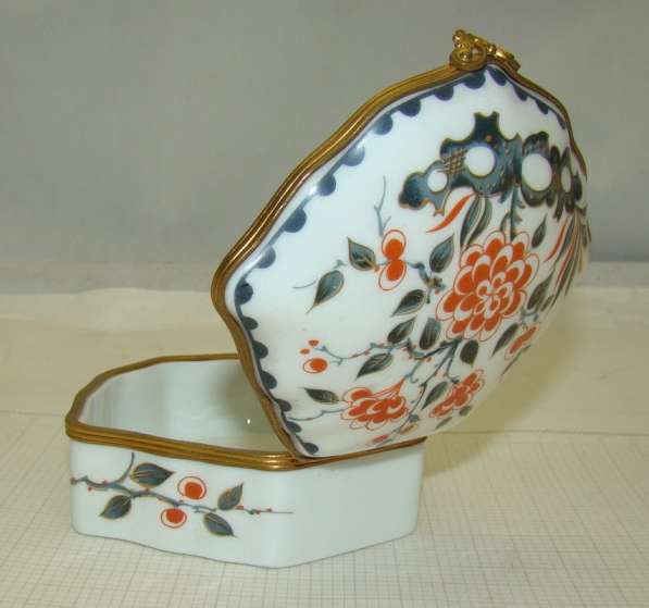 Porcelaine de Paris шкатулка фарфоровая (X764) в Москве фото 7