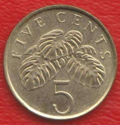 Сингапур 5 центов 1995 г.