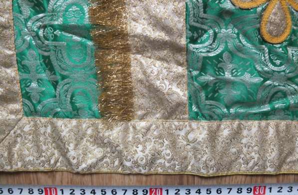 Церковный фартук, золотая нить, ручное шитьё, коллекционный в Ставрополе фото 7