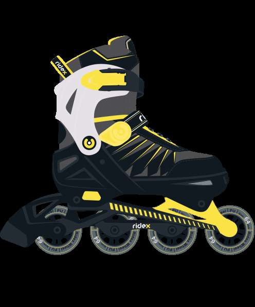 Ролики раздвижные Eagle Yellow в Сочи фото 8