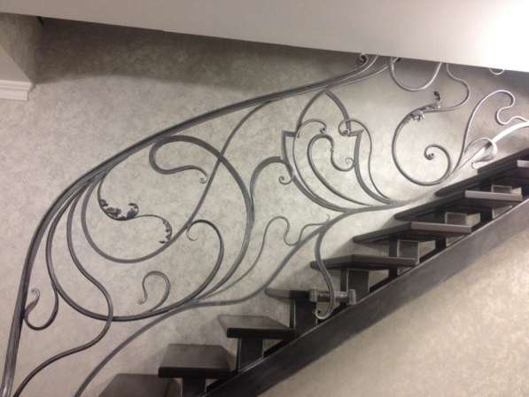 Кованые перила в Москве фото 11