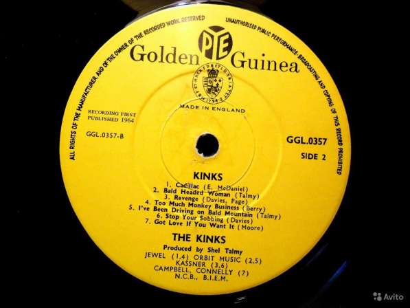 Пластинка виниловая The Kinks – Kinks в Санкт-Петербурге фото 3