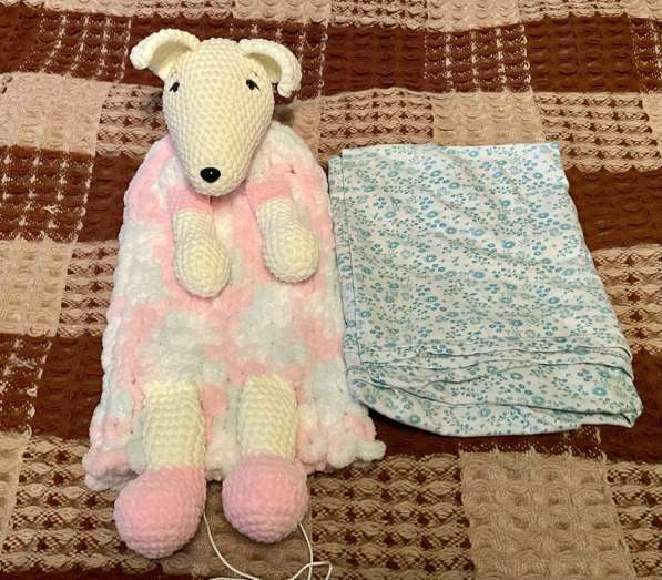 Вязаная крючком плюшевая пижамница в Москве фото 3