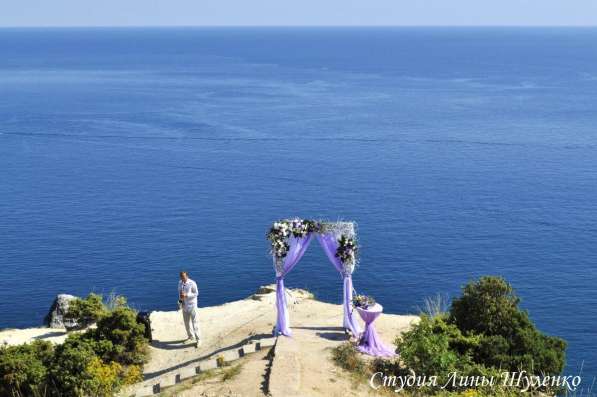Выездная церемония в Крыму. Выездная свадьба, свадебная арка в Симферополе фото 11