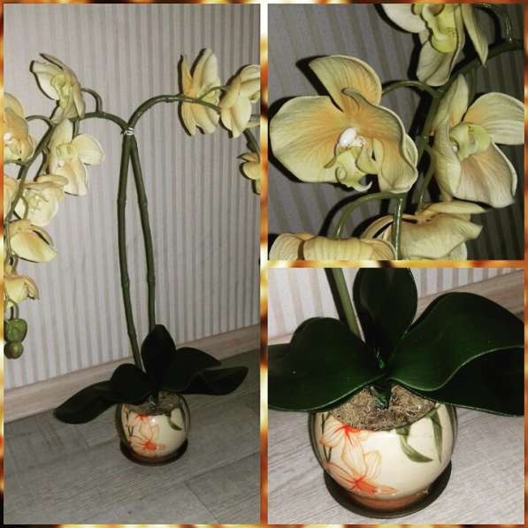 Орхидея -фаленопсис интерьерная композиция
