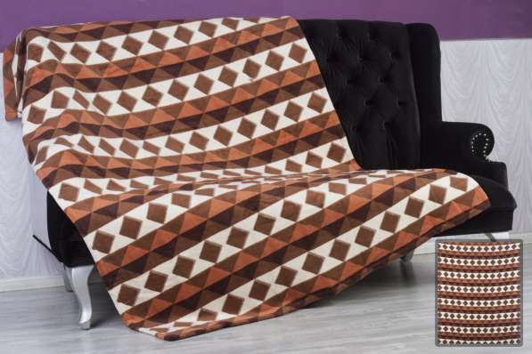 Пледы хлопок-акрил в Новосибирске фото 5