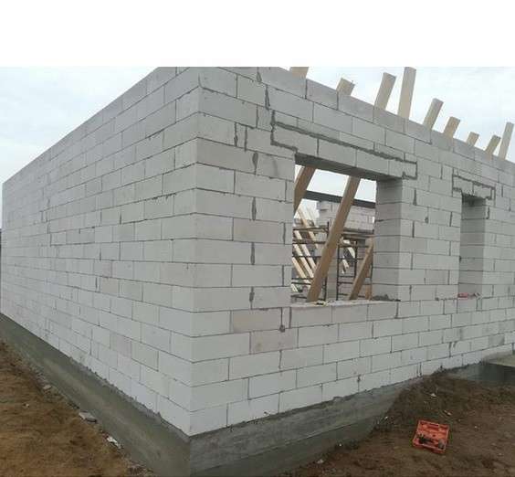Блок стеновой Бонолит зимнее строительство в Коломне фото 5