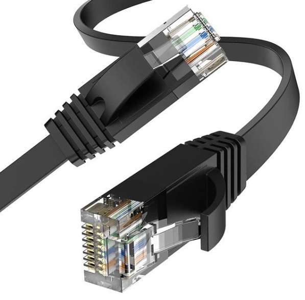 Кабель Ethernet CAT 6, плоский, RJ45