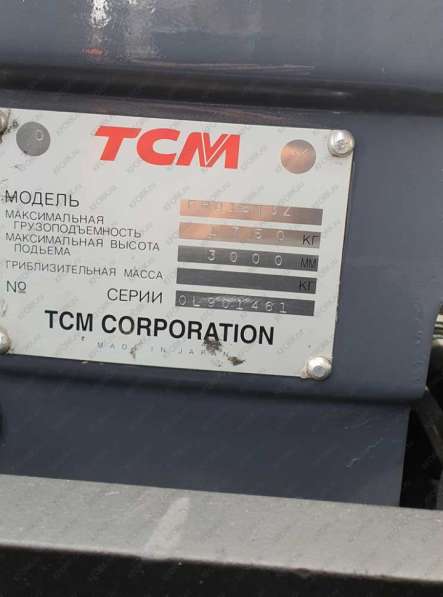 Вилочный погрузчик TCM FD18T3Z в Самаре фото 3