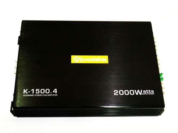 Автомобильный усилитель звука Roadstar K-1500.4 2000W