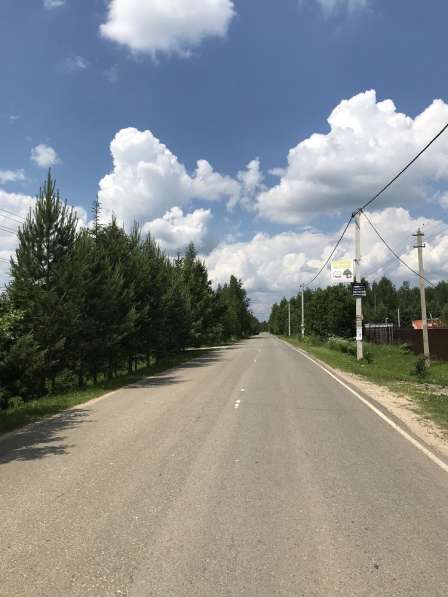 Симферопольское шоссе 47 км. участок в деревне Люторецкое в Чехове