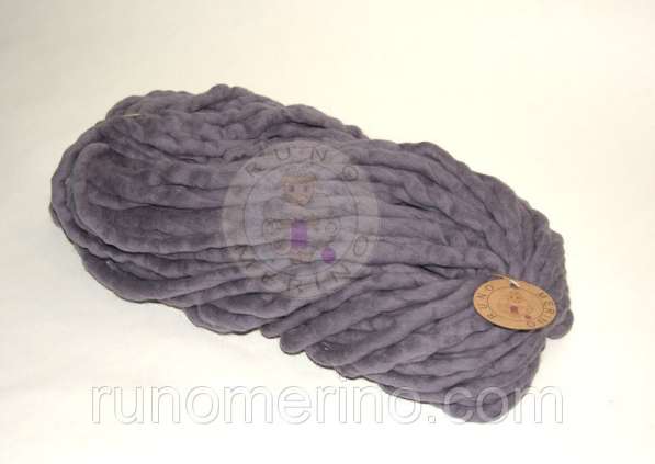 Толстая пряжа 100%шерсть цвет №28 МУССОН в фото 8