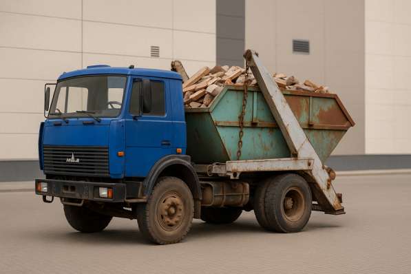 Вывоз строительного мусора контейнером