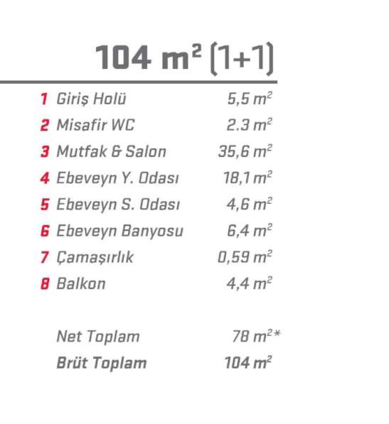 2-к. квартира 104м&sup2; Турция, Стамбул, Маслак в фото 8
