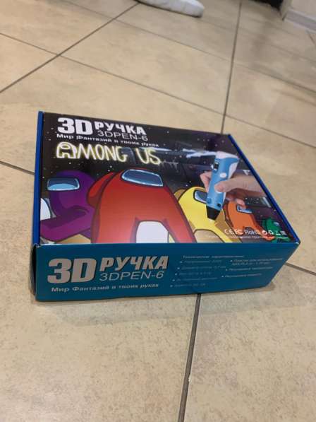 3D ручка Among Us + Пакет проволок PLA в подарок