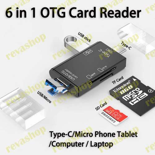 Картридер USB 3,0, OTG, Type C, Micro TF, SD многофункционал