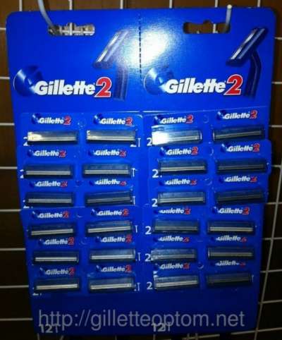 Продукция Gillette. Одноразовые станки