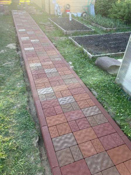 Тротуарная плитка укладка ключ в Серпухове