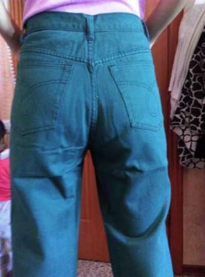 Брюки джинсовые, очень удобные, красивые!!! в фото 5