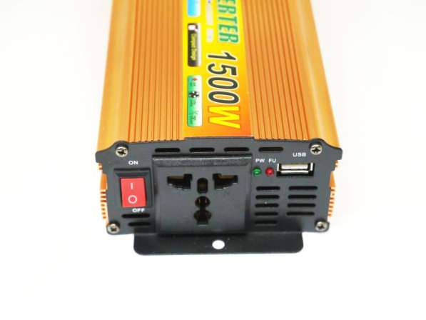 Инвертор UKC 1500W 24V Преобразователь тока AC/DC Gold в 