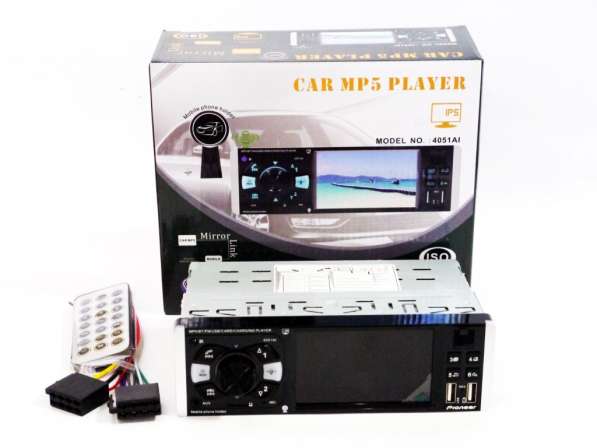 Автомагнитола Pioneer 4051AI MP5 / FM LCD 4.1" Bluetooth в фото 5